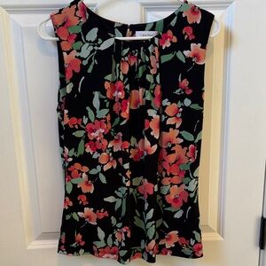 Calvin Klein sleeveless blouse size L